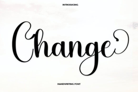 Change Font Poster 1