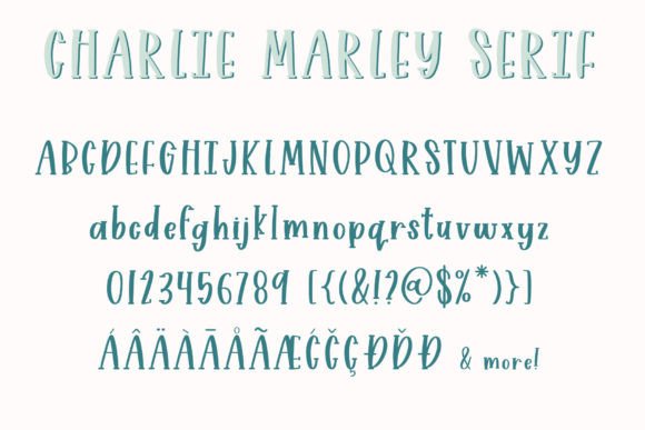 Charlie Marley Font Poster 11
