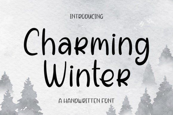 Charming Winter Font Poster 1