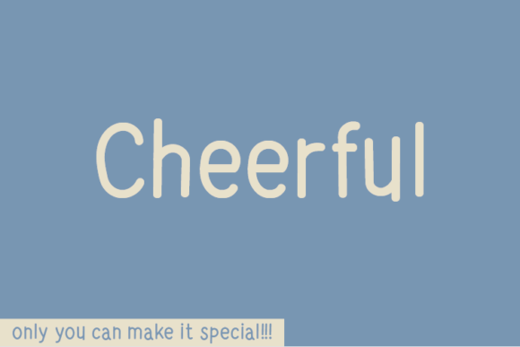 Cheerful Font