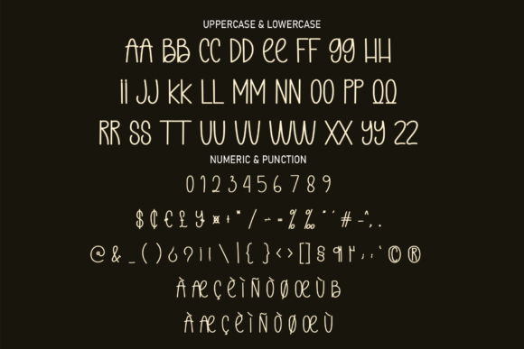Cheese Banana Font Poster 7