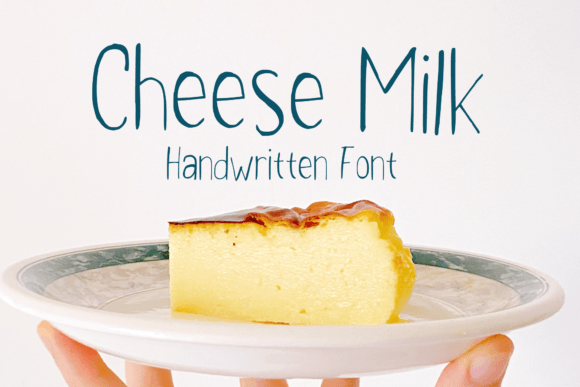 Cheese Milk Font Poster 1