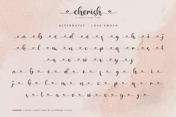 Cherish Font Poster 11