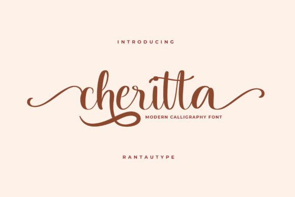 Cheritta Font Poster 1