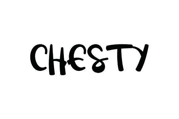 Chesty Font Poster 1