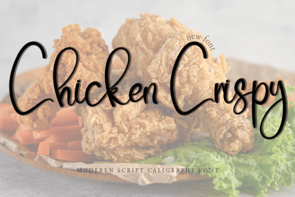 Chicken Crispy Font Chicken Crispy Font Poster 1
