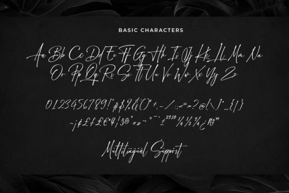 Chicnatures Font Poster 13