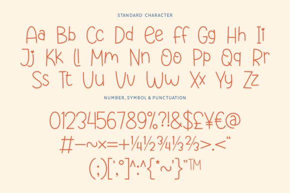Childish Moment Font Poster 9