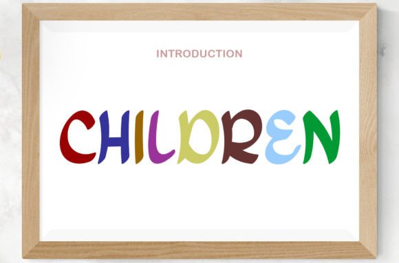 Children Font Poster 1