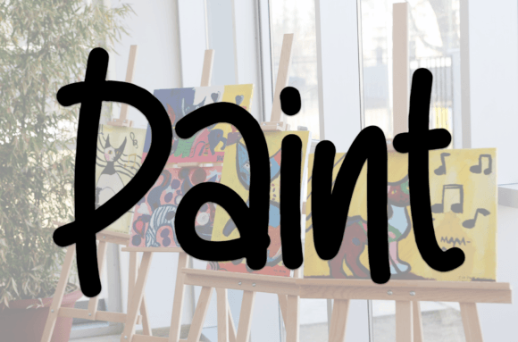 Children Writing Font Poster 2