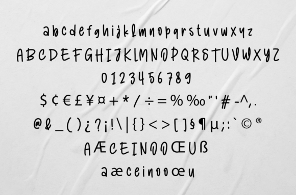 Children Writing Font Poster 7