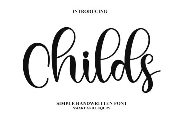 Childs Font Poster 1
