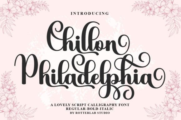 Chillon Philadelphia Font Poster 1