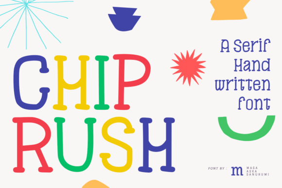 Chiprush Font Chiprush Font Poster 1