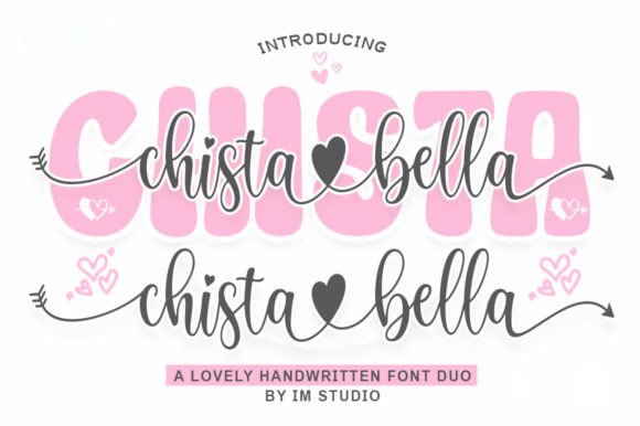 Chista Bella Duo Font Poster 1