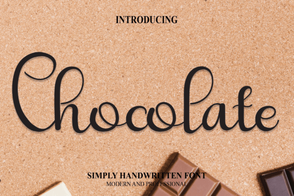 Chocolate Font Poster 1