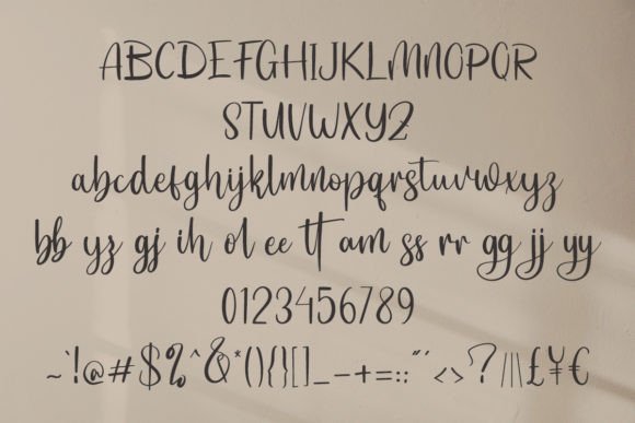 Chocolatte Font Poster 6