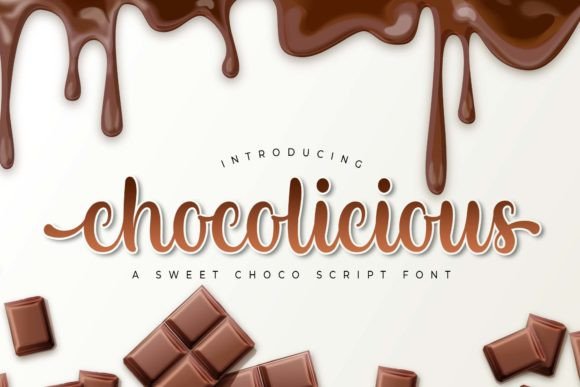 Chocolicious Font Poster 1