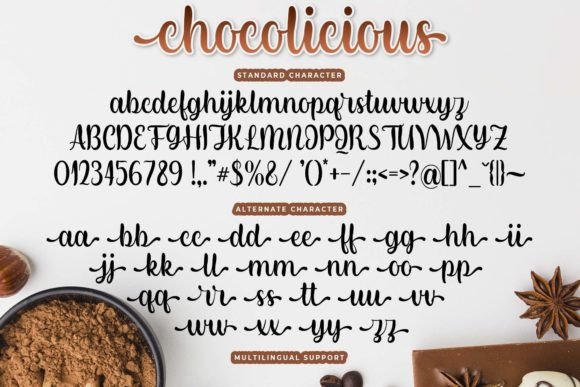 Chocolicious Font Poster 6