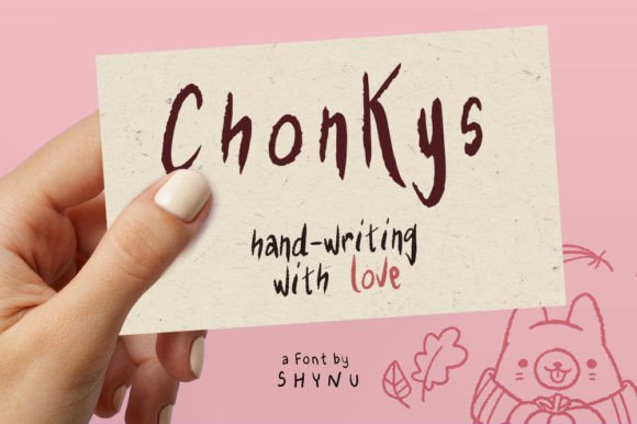 Chonkys Font Poster 1