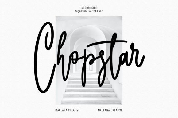 Chopstar Font Poster 1