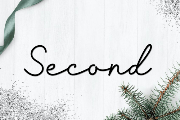 Chrismast Font Poster 2