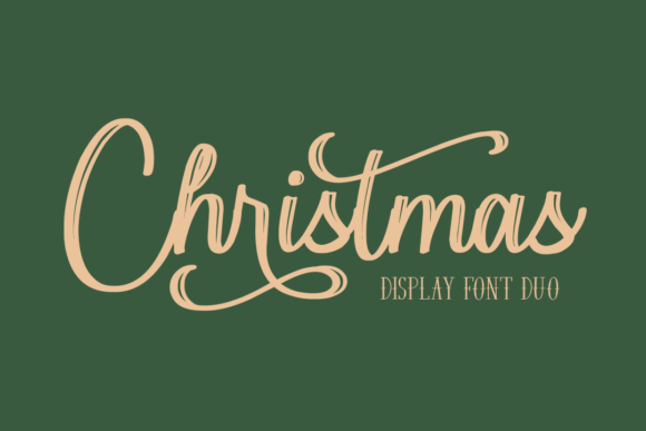 Christmas Font Poster 1