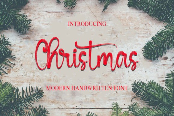 Christmas Font Poster 1