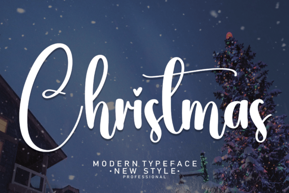 Christmas Font Poster 1