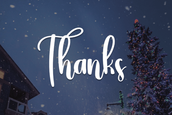 Christmas Font Poster 8