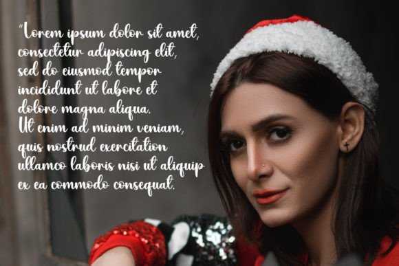 Christmas Font Poster 4