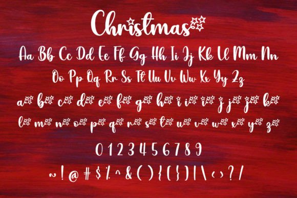Christmas Font Poster 5