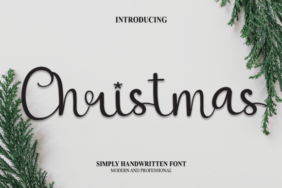 Christmas Font Poster 1