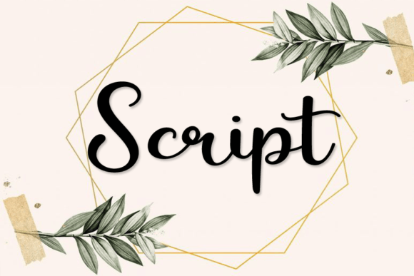 Christmas Font Poster 2