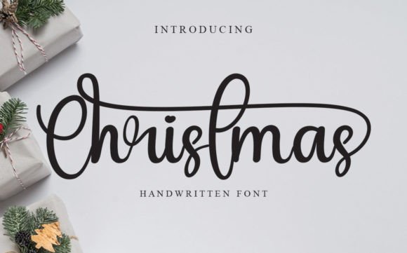 Christmas Font Poster 1