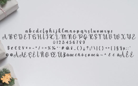 Christmas Font Poster 4