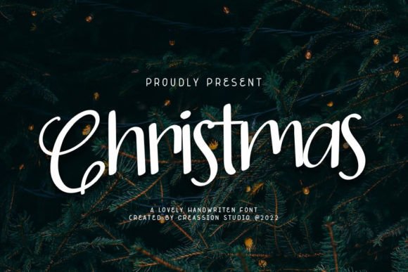 Christmas Font Poster 1