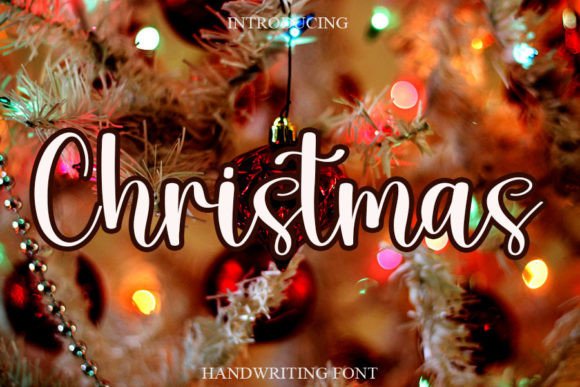 Christmas Font Poster 1