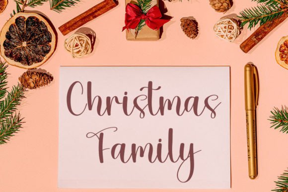 Christmas Font Poster 2