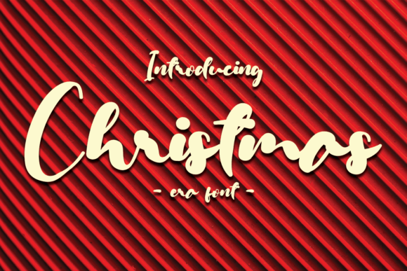 Christmas Font Poster 1