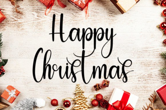 Christmas Font Poster 2