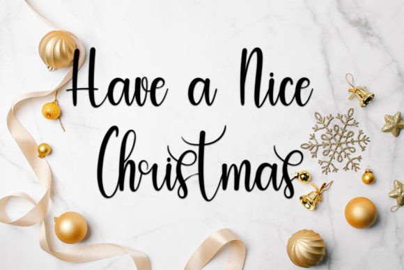 Christmas Font Poster 5