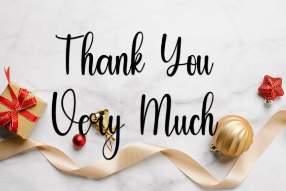 Christmas Font Poster 6