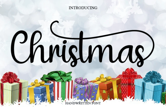 Christmas Font Poster 1