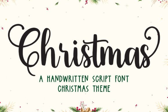 Christmas Font Poster 1