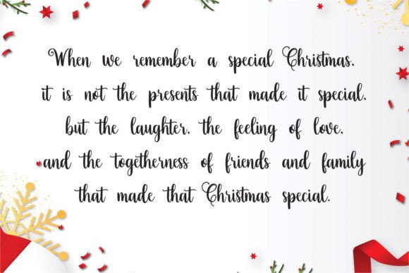 Christmas Font Poster 2