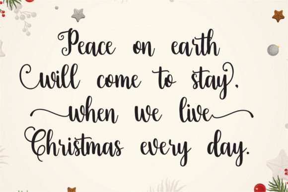 Christmas Font Poster 3