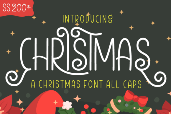 Christmas Font Poster 1