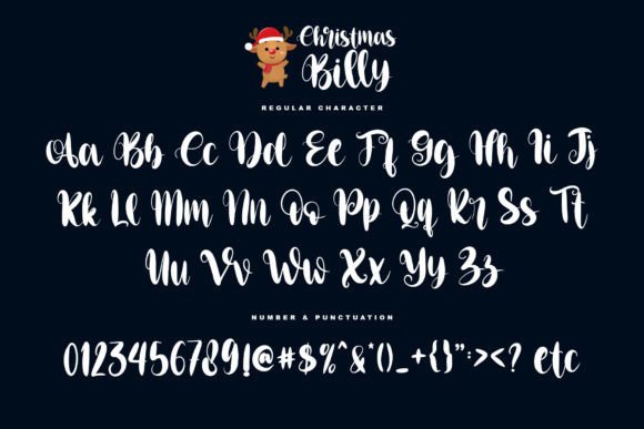 Christmas Billy Font Poster 6