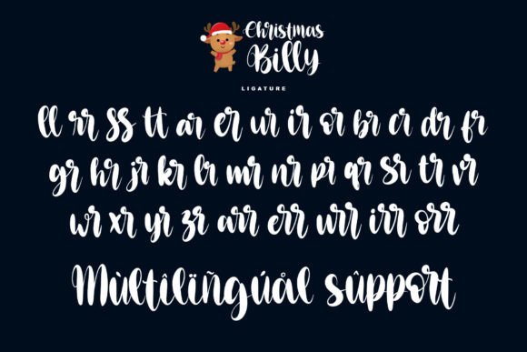 Christmas Billy Font Poster 7